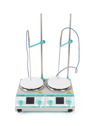 Opvarmning af magnetisk omrørerserie med flere positioner